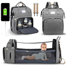 Lade das Bild in den Galerie-Viewer, BabyTourer™ Multifunktions-Babytasche - alles dabei, sogar ein Bettchen
